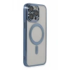 Hubrendy Bez Apple iPhone 14 Pro Max Kılıf Kross Magneticsafe Kapak - Sierra Blue