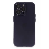 Hubrendy Bez Apple iPhone 14 Pro Max Kılıf Luko Lens Silikon - Derin Mor
