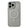 Hubrendy Bez Apple iPhone 14 Pro Max Kılıf Room Magneticsafe Silikon - Su Yeşili