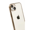 Hubrendy Bez Apple iPhone 15 Lensli Silikon - Çöl Titanyum