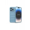 Hubrendy Bez Apple iPhone 15 Pro Kılıf Optimum Silikon - Sky Blue