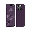 Hubrendy Bez Apple iPhone 15 Pro Max Kılıf First Silikon - Mürdüm