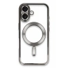 Hubrendy Bez Apple iPhone 16 Kılıf Kross Magneticsafe Kapak - Titan Gri