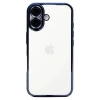 Hubrendy Bez Apple iPhone 16 Kılıf Lensli Silikon - Açık Mavi