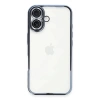 Hubrendy Bez Apple iPhone 16 Plus Kılıf Lensli Silikon - Açık Mavi
