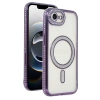 Hubrendy Bez Apple iPhone 16E Joke Simli Magneticsafe Kılıf - Derin Mor