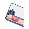 Hubrendy Bez Apple iPhone 17 Lensli Silikon - Açık Mavi