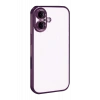 Hubrendy Bez Apple iPhone 17 Lensli Silikon - Açık Mor
