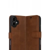 Hubrendy Bez Apple iPhone 17 Trend S Plus Kapaklı Kılıf - Taba