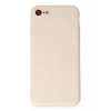 Hubrendy Bez Apple iPhone 7 Kılıf First Silikon - Krem