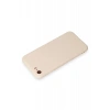 Hubrendy Bez Apple iPhone 7 Kılıf First Silikon - Krem