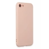 Hubrendy Bez Apple iPhone 7 Kılıf First Silikon - Pudra