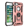 Hubrendy Bez Apple iPhone 7 Kılıf Sofya Yüzüklü Silikon Kapak - Rose