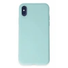 Hubrendy Bez Apple iPhone X Kılıf First Silikon - Turkuaz
