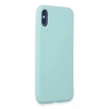 Hubrendy Bez Apple iPhone X Kılıf First Silikon - Turkuaz