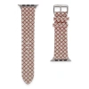 Hubrendy Bez Apple Watch 38mm Karo Motif Kordon - Pembe