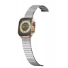 Hubrendy Bez Apple Watch 38mm Made Metal Kordon - Gümüş