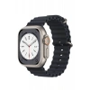 Hubrendy Bez Apple Watch 38mm Ocean Kordon - Lacivert