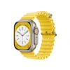 Hubrendy Bez Apple Watch 38mm Ocean Kordon - Sarı