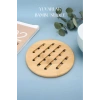 Hubrendy Bez Bambu Nihale Yuvarlak 16,5 cm