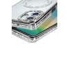 Hubrendy Bez Samsung Galaxy A06 Joke Simli Magneticsafe Kılıf - Gümüş