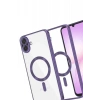 Hubrendy Bez Samsung Galaxy A07 4G Kross Magneticsafe Kapak - Mor