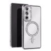 Hubrendy Bez Samsung Galaxy A36 Joke Simli Magneticsafe Kılıf - Gümüş