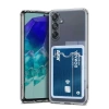 Hubrendy Bez Galaxy A36 Kılıf Kart Şeffaf Silikon - Şeffaf