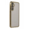 Hubrendy Bez Samsung Galaxy S23 FE Kılıf Lensli Silikon - Gold