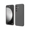 Hubrendy Bez Samsung Galaxy S24 FE Kılıf First Silikon - Gri