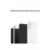 Hubrendy Bez Samsung Galaxy S24 FE Kılıf Volet Silikon - Pembe