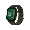Hubrendy Bez Huawei Fit 4 Braid Kordon - Koyu Yeşil