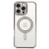 Hubrendy Bez Apple iPhone 16 Pro Kılıf Joke Simli Magneticsafe Kılıf - Pembe
