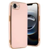 Hubrendy Bez Apple iPhone 16E Kılıf Volet Silikon - Pembe