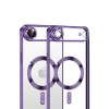 Hubrendy Bez Apple iPhone 17 Air Kross Magneticsafe Kapak - Mor