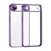 Hubrendy Bez Apple iPhone 17 Air Lensli Silikon - Mor