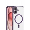 Hubrendy Bez Apple iPhone 17 Kross Magneticsafe Kapak - Mor