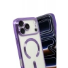 Hubrendy Bez Apple iPhone 17 Pro Kross Magneticsafe Kapak - Mor