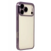 Hubrendy Bez Apple iPhone 17 Pro Lensli Silikon - Mor