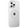 Hubrendy Bez Joko Apple iPhone 14 Pro Max Move Taşlı Magsafe Kapak - Gümüş