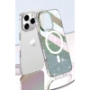 Hubrendy Bez Joko Apple iPhone 14 Pro Max Rasasi Simli Magsafe Kapak - Şeffaf