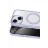 Hubrendy Bez Joko Apple iPhone 15 Terea Magsafe Kapak - Mor