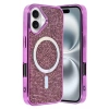 Hubrendy Bez Joko Apple iPhone 16 Helen Magsafe Kapak - Derin Mor