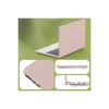 Hubrendy Bez Macbook Air 15 2024 Macbook Deri Kapak - Pembe