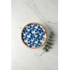 Hubrendy Bez Mango Agacı Servis Tabağı & Sunum Tabağı 25 Cm Desenli