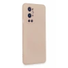 Hubrendy Bez One Plus 9 Pro Kılıf Nano içi Kadife Silikon - Pudra