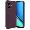 Hubrendy Bez Realme Note 60 Kelvin Kartvizitli Silikon - Derin Mor