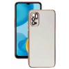 Hubrendy Bez Xiaomi Redmi Note 11 SE Kılıf Volet Silikon - Beyaz