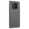 Hubrendy Bez Xiaomi Redmi Note 14 Pro Plus Kılıf Auto Focus Karbon Kapak - Gri
