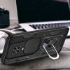 Hubrendy Bez Redmi Note 9 Pro Kılıf Pars Lens Yüzüklü Silikon - Yeşil